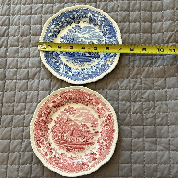 🍽️ VTG Seaforth Wood’s Burslem England Salad/Dessert Plates - Picture 4 of 6